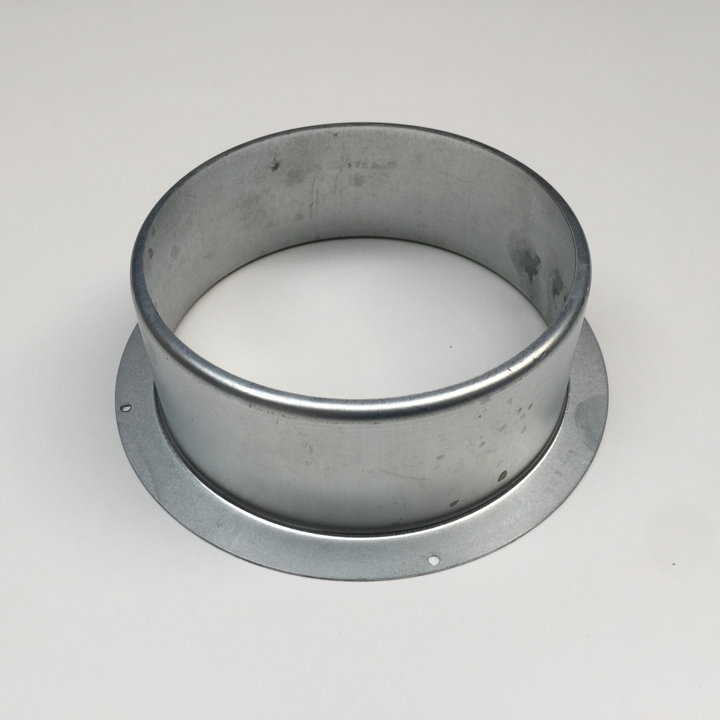 Kraag voor warme lucht uitgang diameter 125mm.