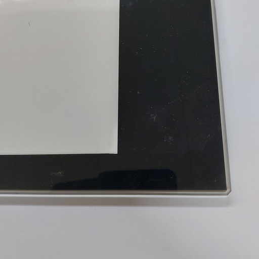 [GLAS.V.Z-0066] Keramisch bedrukt glas Optimum 65/50 front zonder embleem